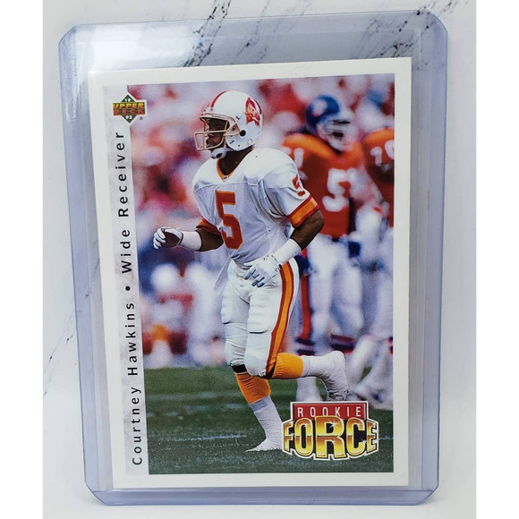 1992 Upper Deck Rooke Force #412 Courtney Hawkins Tampa Bay Buccaneers - Picture 1 of 4